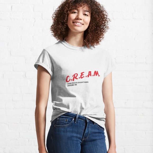 🔥🔥Cash Rules Everything Around Me Cream Tee🔥🔥 - Picture 2 of 2